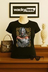 Lucha Libre El Santo Luchador Wrestling Oro Retro Style Graphic Tee Shirt