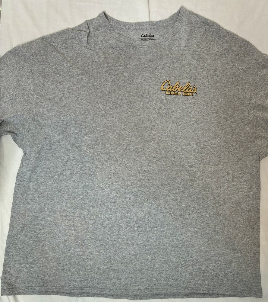 Cabela’s Deer T-Shirt Men’s 4XL Outdoor Hunting Camping Y2K Gorpcore Hike Gear