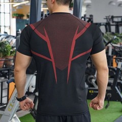 2025 New compress Men’s T-shirts Fitness Tops Men Sports tights elastic training
