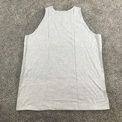 Vintage Russell Athletic Tank Top Mens Large Heather Gray Sleeveless Crew Neck