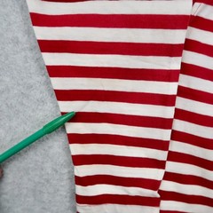 Vintage 90s Calvin Klein Sport Striped T Shirt Size S Small Red Mock Neck USA
