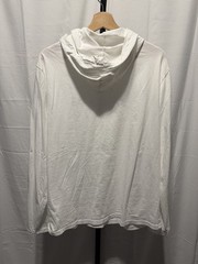 Polo Ralph Lauren Jersey Hooded T-Shirt Size Large White