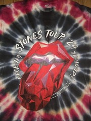 Rolling Stones Hackney Diamonds World Tour 2024 Tie Dye Music Band t-shirt sz M
