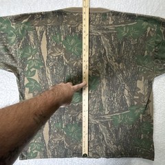 VTG Ace Sportswear Trebark Camo Pocket T Shirt XXL Camoflage Made in USA