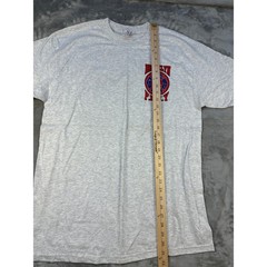 Hanes Heavyweight Mens Brooklyn FDNY Rescue 2 Graphic T-Shirt Ash Gray Large