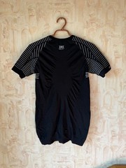X-Bionic Invent 4.0 Light Short Sleeve Round Neck Shirt Men, Opal Black/Arctic