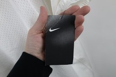 Deadstock Vintage Nike Mens Medium Blank Mesh Football Jersey White Polyester