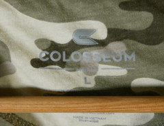 NDSU North Dakota Bison Camo Colosseum T-Shirt Size L Military Aesthetics NCAA