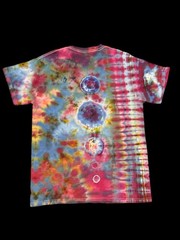 Hand Dyed Tie Dye Short Sleeve T Shirt Unisex For Men And Women