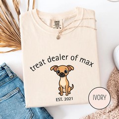 Personalized Dog Dad Comfort Tee Shirt Custom Pet