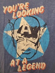 New Captain America You’re Looking at a Legend Mens Medium Soft Comfy T-shirt