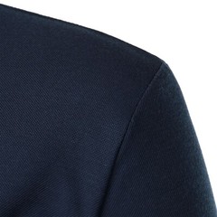 Camiseta Con Cuello Levantado Cremallera Para Hombre Camisa De Manga Corta Men