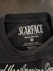 Scarface The Movie Vengeance Graphic T-Shirt, Black, Size: Medium
