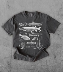 Retro Fisherman Fish Comfort Tee