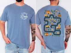 Comfort Colors Tired Dads Club Shirt Construction Dad Shirt Play Cars On Dads