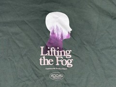 Adidas T Shirt Men M Green Lift The Fog Graphic Outdoor Nature Cotton Casual