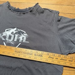 KUHL Men’s Born in the Mountains Grey Wild fiber Organic Cottton T Shirt Size L