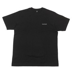 Mont-bell Pear Skin Cotton Tee T-shirt 2104792 BK Black L Size