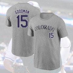 SALE 30% – Hunter Goodman #15 Colorado Rockies 2025 Name & Number For Fans