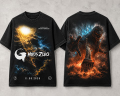 Godzilla Minus Zero Graphic T Shirt Vintage Kaiju Streetwear Cotton Tee