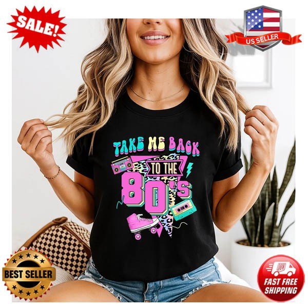 I Love The 80S Womens Tshirt Retro Fancy Dress Party Pop Star Tee