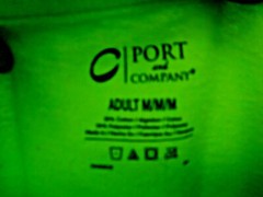 Port & Co Bright Green T-Shirt PASC EAHS District 8 Conf Learn to Lead ETown SzM