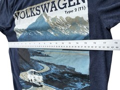 TU Volkswagen Type 2 T1 Men’s Size S Graphic T-Shirt Camper Van Print Navy. A9