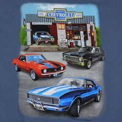 Joe Blow T’s Super Chevy Service GM Garage Men’s T-Shirt Chevelle Nova Camaro