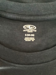 ATHLETIC WORKS DRIWORKS NAVY BLUE TRI BLEND MUSCLE Tank Sz S*