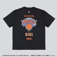 ONE PIECE × NBA T-Shirts ACE×New York KNICKS BLACK、White