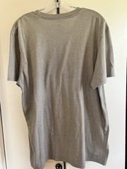 Adidas The Go-To Performance Tee Gray w/Gold Logo Climalite T-Shirt Mens XL 2019