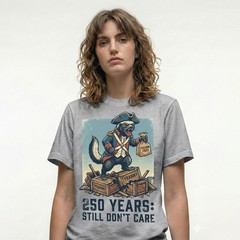 Honey Badger Freedom Fries Years Still Dont Care Funny Vintage T-Shirt
