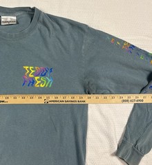 Teddy Fresh Pink Acid Trip Long Sleeve T-Shirt Medium