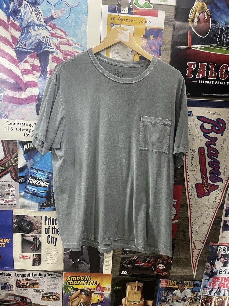 XL – RRL Faded Grey Pocket Tee