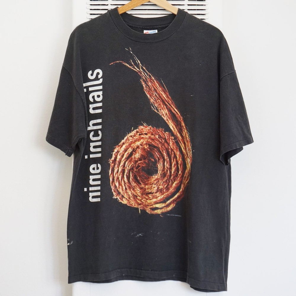 Vintage Nine Inch Nails Further Down the Spiral T-shirt Black Shirts AN53406