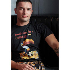 Lovely Day for a Guinness Black T-Shirt Cotton Men’s Beer Toucan Summer Tee Tee