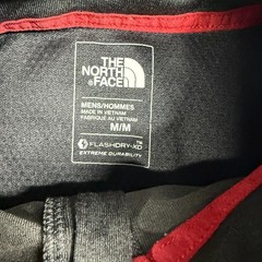 The North Face Shirt Mens Medium Black FlashDry XD 1/4 Zip Pullover Athletic Tec