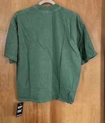 Boohoo Man Men’s Oversized Boxy NYC Marathon Leisure Wash T-Shirt Forest Sz XS