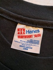 Hanes Vintage 90s Men’s USA Political Anti Slavery T-shirt Black Size Large