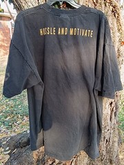 Nipsey Hussle 3XL Hussle & Motivate Lakers Purple Gold Crenshaw Heavy Shirt USA