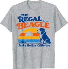 Vintage The Regal Beagle Est 1977 Santa Monica California T-Shirt