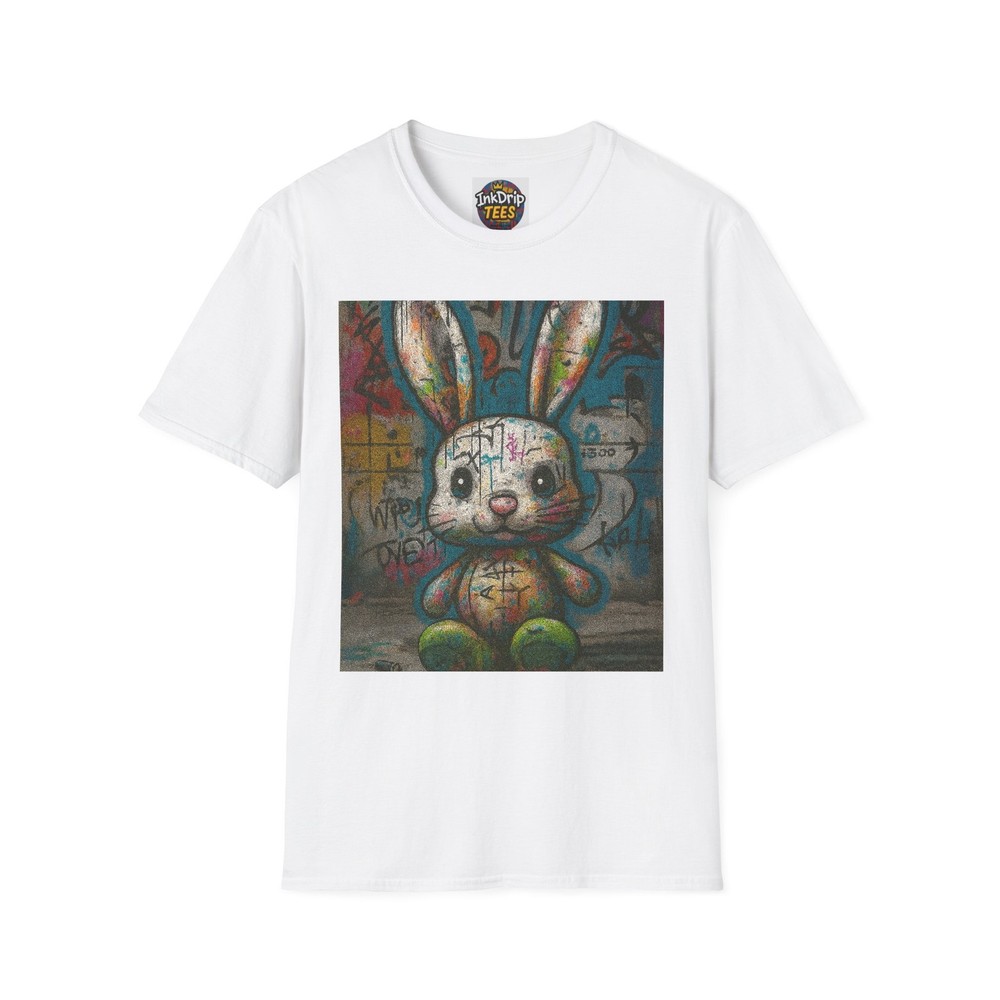 Graffiti Bunny Unisex T-Shirt For XS,S,M,L,XL,2XL