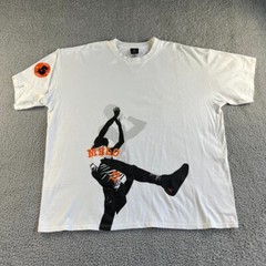 Nike Air Jordan T Shirt Mens 2XL White Melo 15 Jumpman Graphic Skater Hip Hop