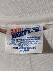 Vintage 90s T.S.F. Originals Animal Bass Fishing White XX-Large T-Shirt