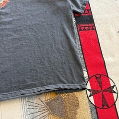 Vintage Y2K Pit Bull Leather Company Thrashed T-Shirt Size XL Faded Double Sided