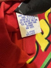 NWT Men’s Vintage 90’s TEAM MB SPORT Mixed Blues Red Shirt Size Large