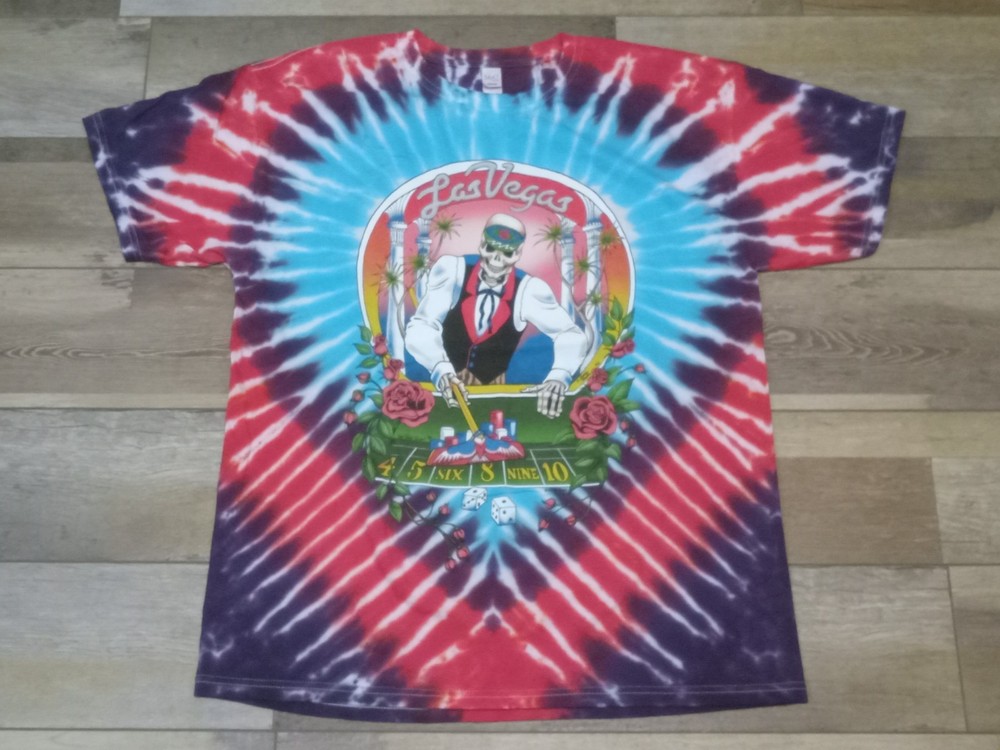 Grateful Dead Silver State Las Vegas M, L, XL, 2XL Tie Dye T-Shirt