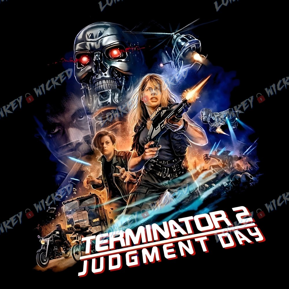 Terminator 2 Judgment Day Movie T-Shirt | 90’s Sci-Fi Graphic Art Tee