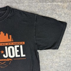 Billy Joel The Last Play At Shea 2008 T Shirt Adult Size L Black Cotton Graphic