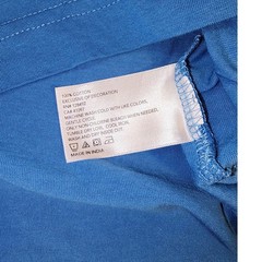 Greg Norman Pocket Tee Mens XL Blue Excellent Play Dry Shark Logo Golf Shirt